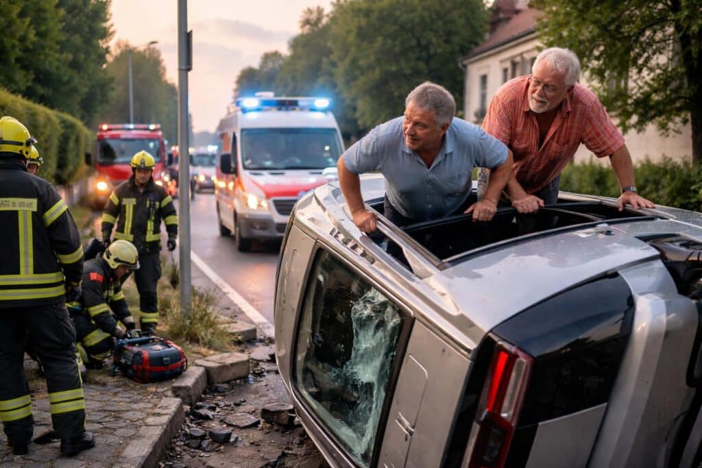 Unfall nach medizinischem Notfall