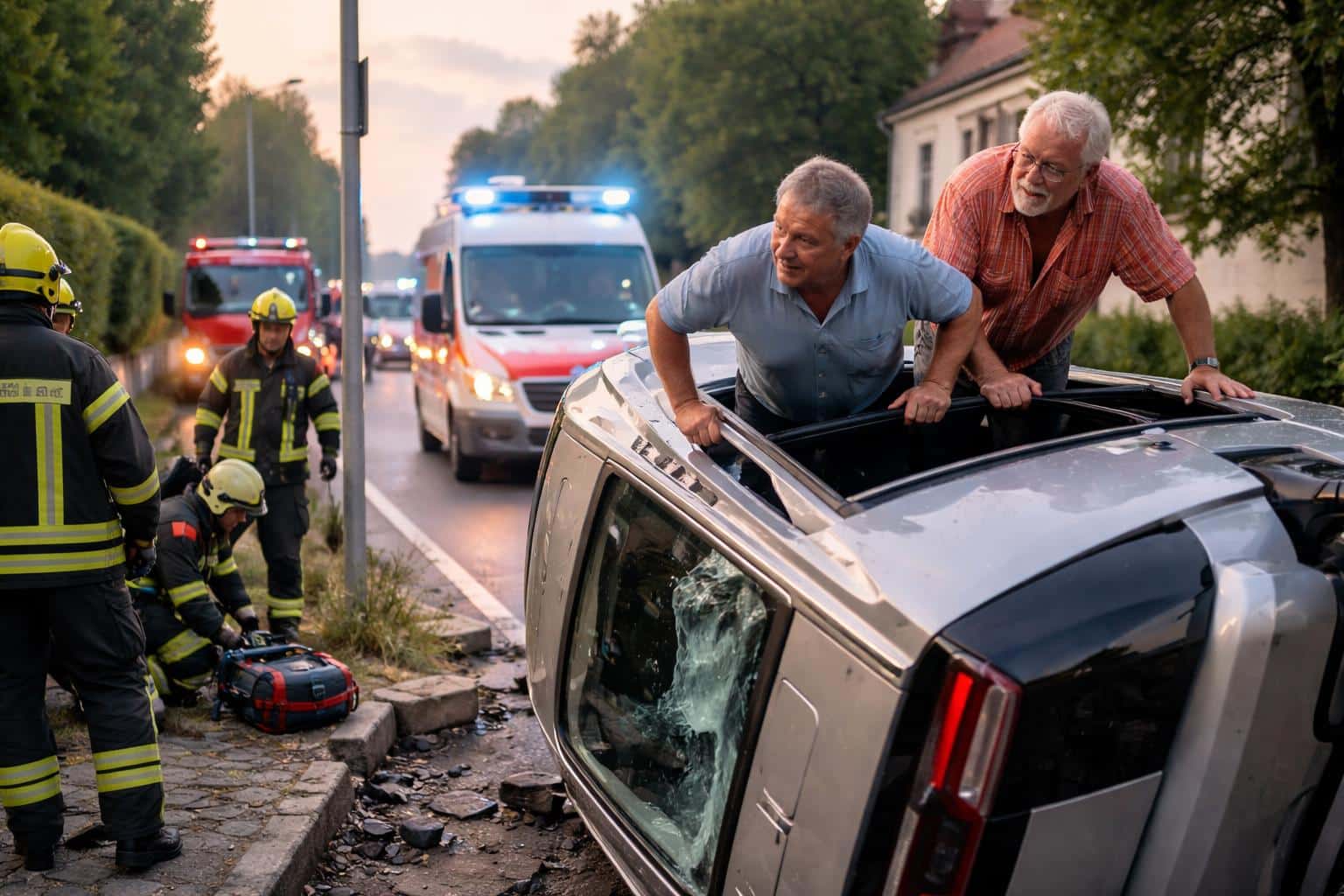 Unfall nach medizinischem Notfall