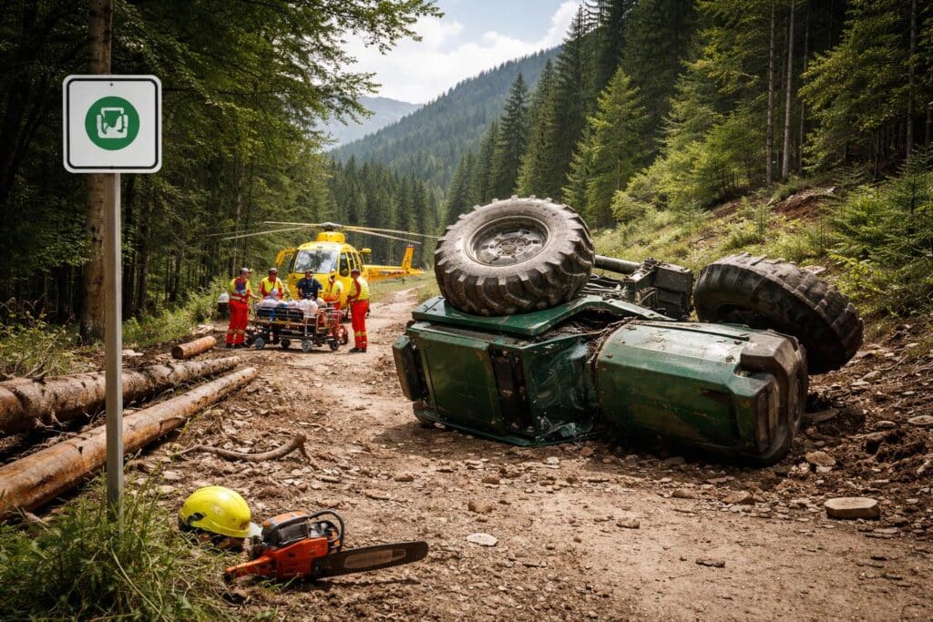 78-Jähriger bei Traktorunfall verletzt