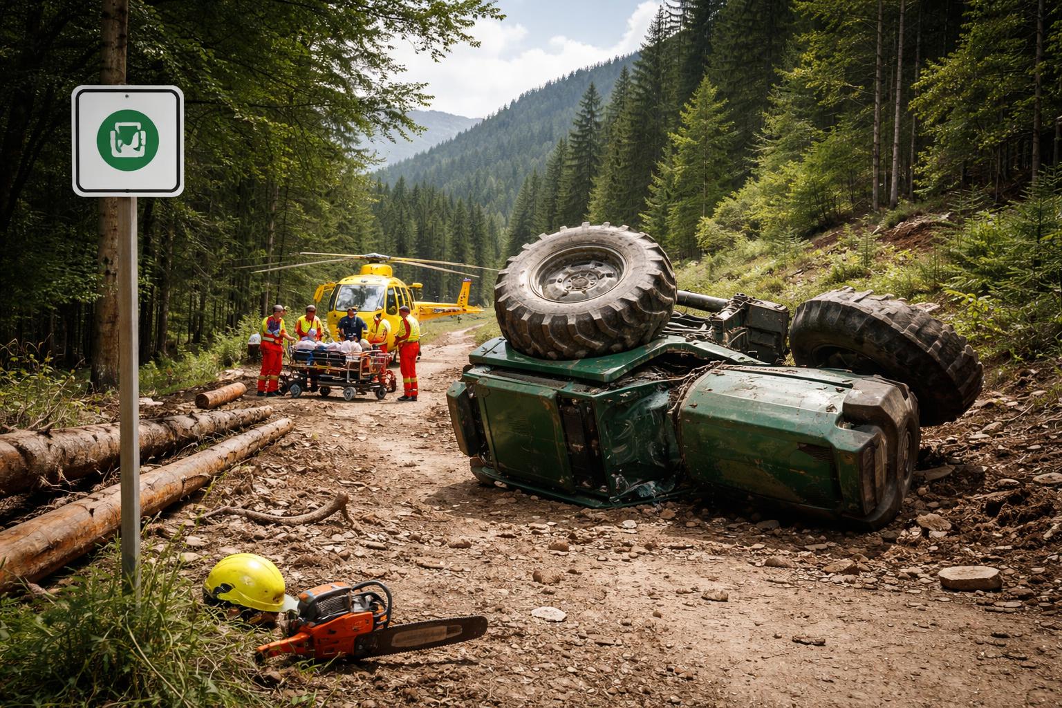 78-Jähriger bei Traktorunfall verletzt