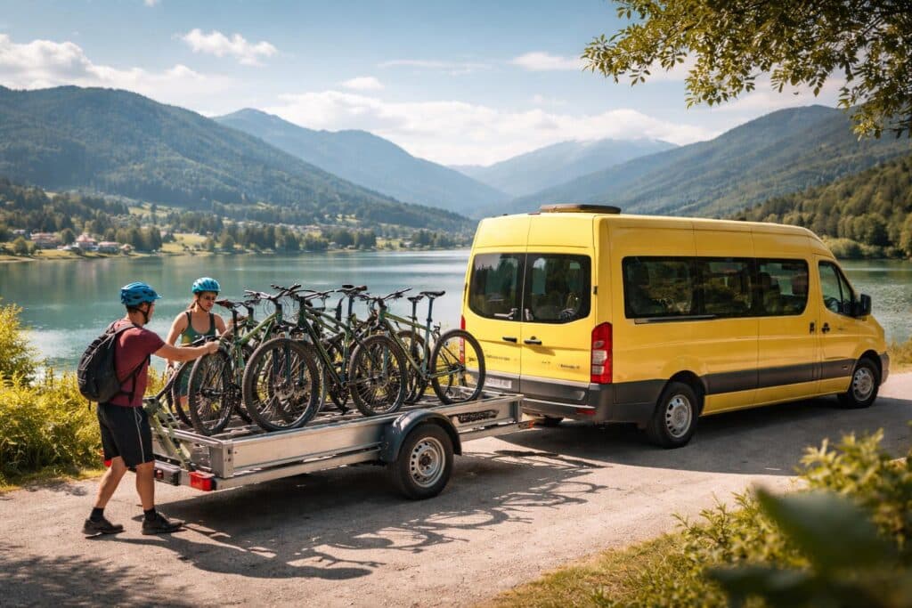 Postbus-Shuttle Südkärnten: Mit dem Radtransport noch flexibler unterwegs