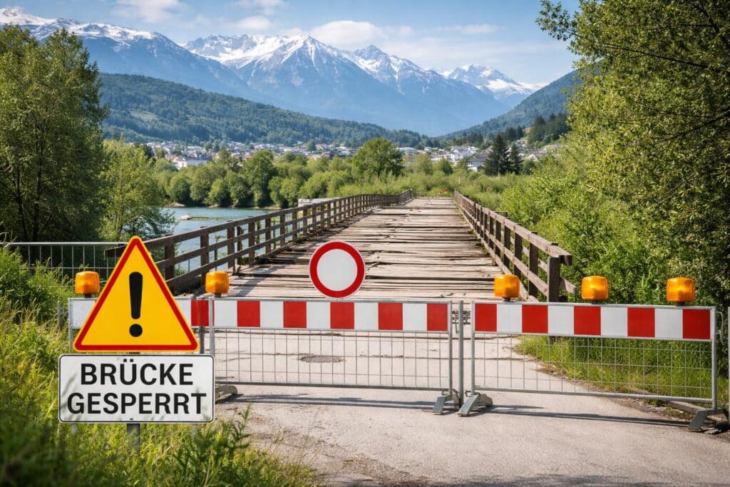 Nach Brückensperre bei Villach fordert Petition Hilfe vom Land Kärnten