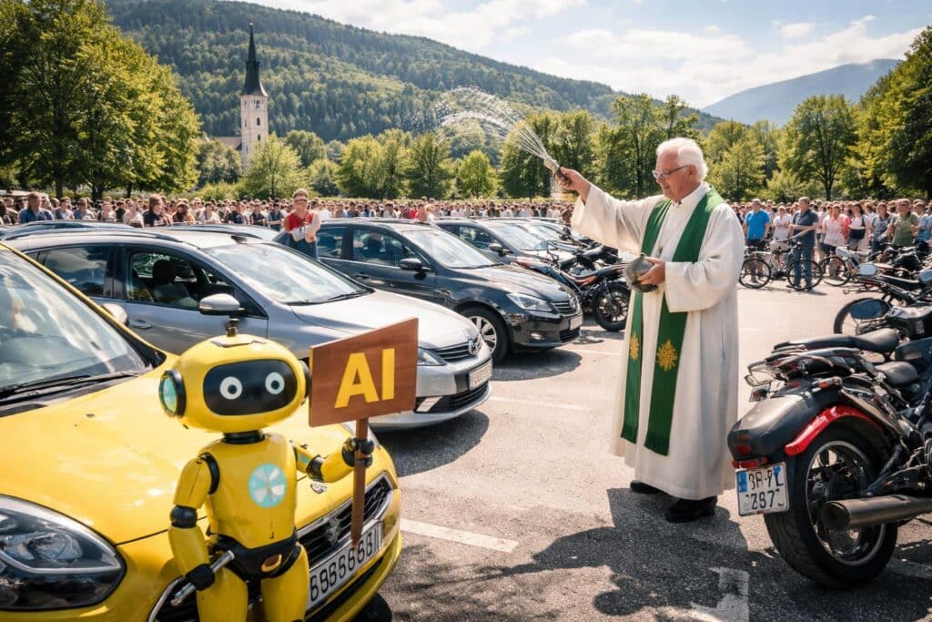 Das war die traditionelle Fahrzeugsegnung in Wolfsberg