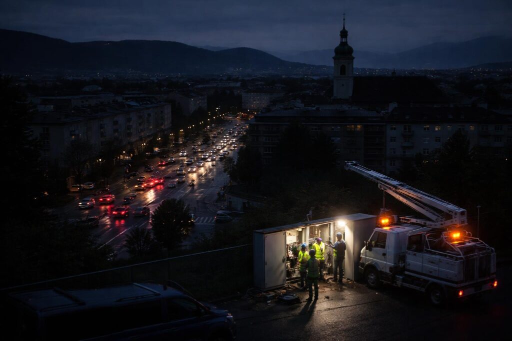 Großflächiger Stromausfall