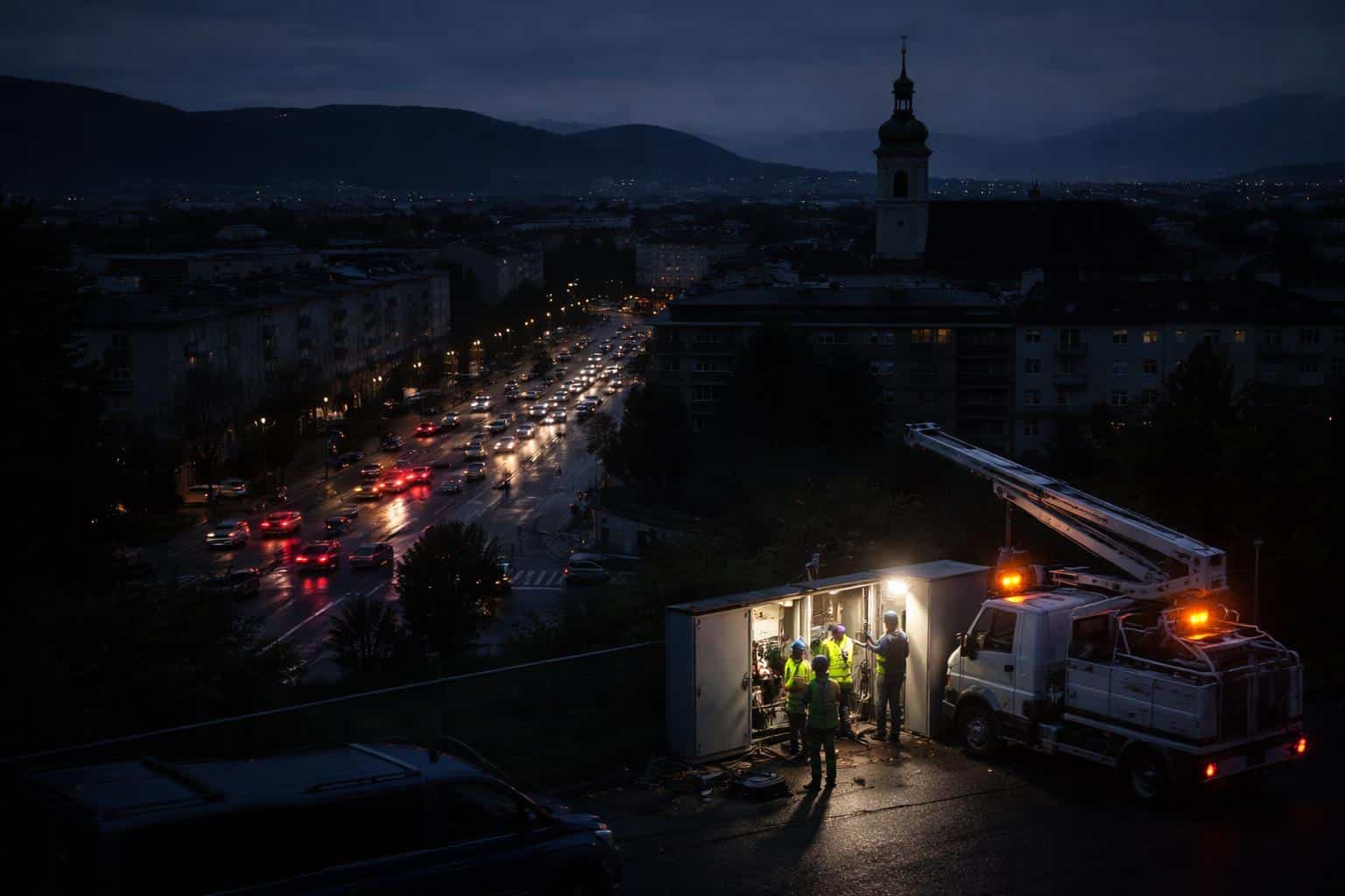 Großflächiger Stromausfall