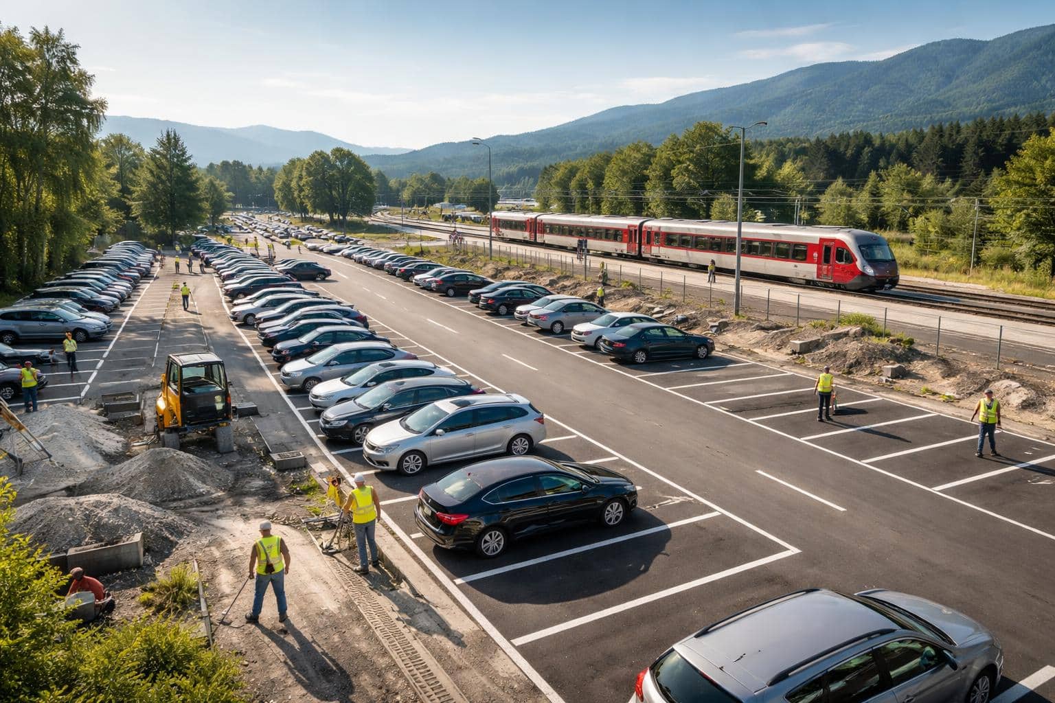 70 zusätzliche Parkplätze am Bahnhof Kühnsdorf-Klopeiner See
