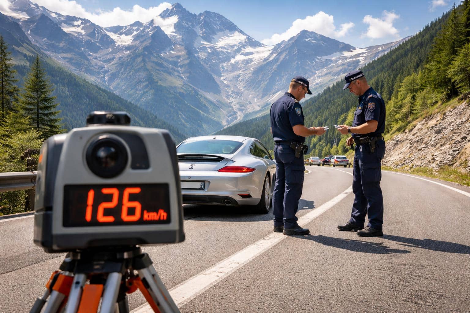 Erhebliche Geschwindigkeitsüberschreitung in Heiligenblut