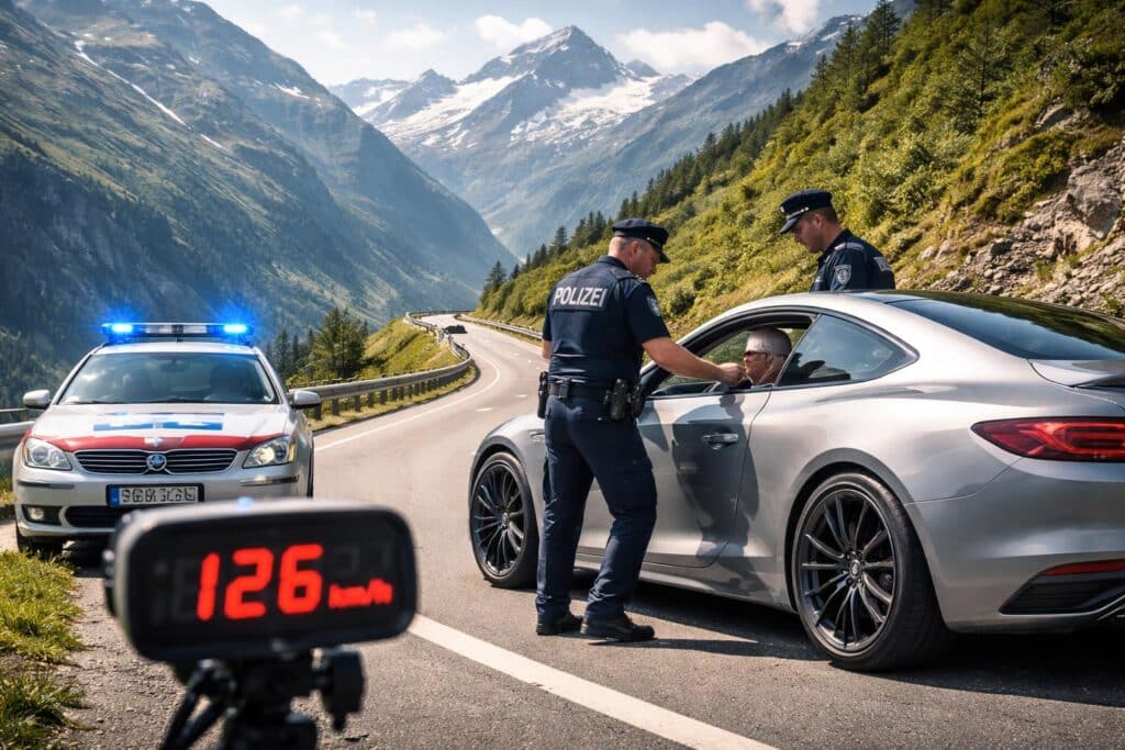 Mit 126 km/h statt 70 unterwegs