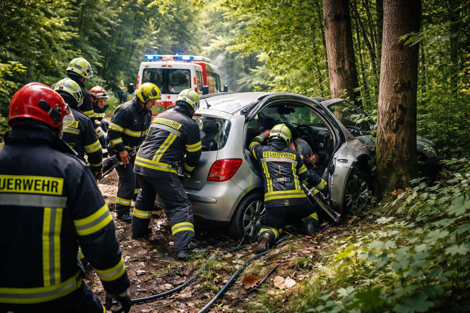 Verkehrsunfall im Bezirk Wolfsberg