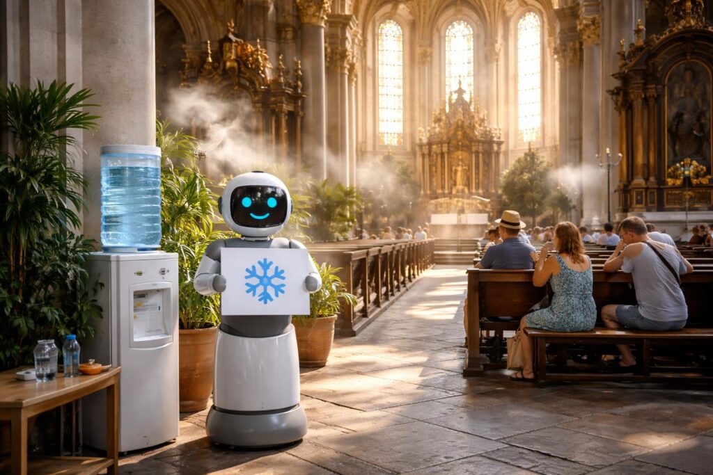 Ein Segen bei der Hitze – Kirche schafft Orte der Abkühlung