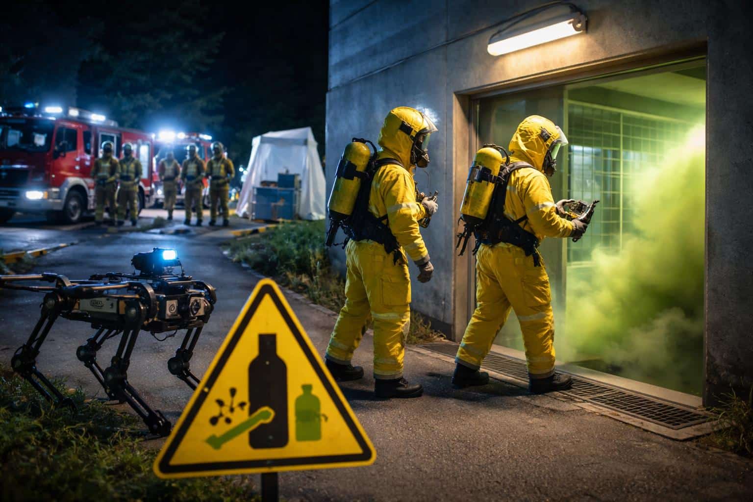 Nächtlicher Schadstoffeinsatz in Bleiburg nach Chlorgasaustritt