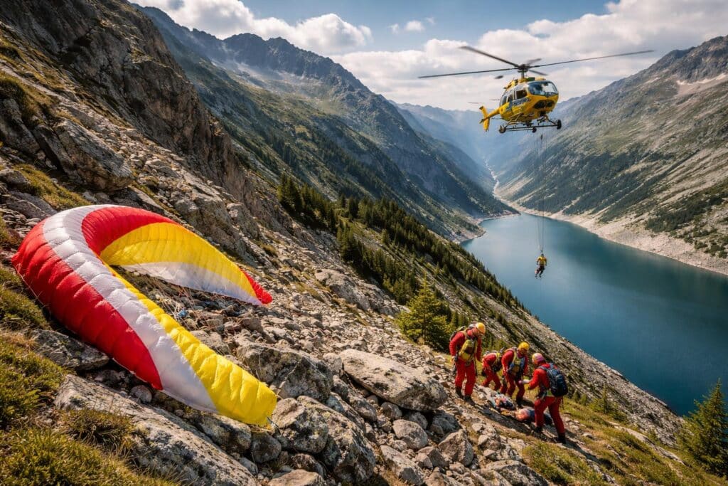 Paragleiter stürzt im Mölltal 200 Meter in die Tiefe
