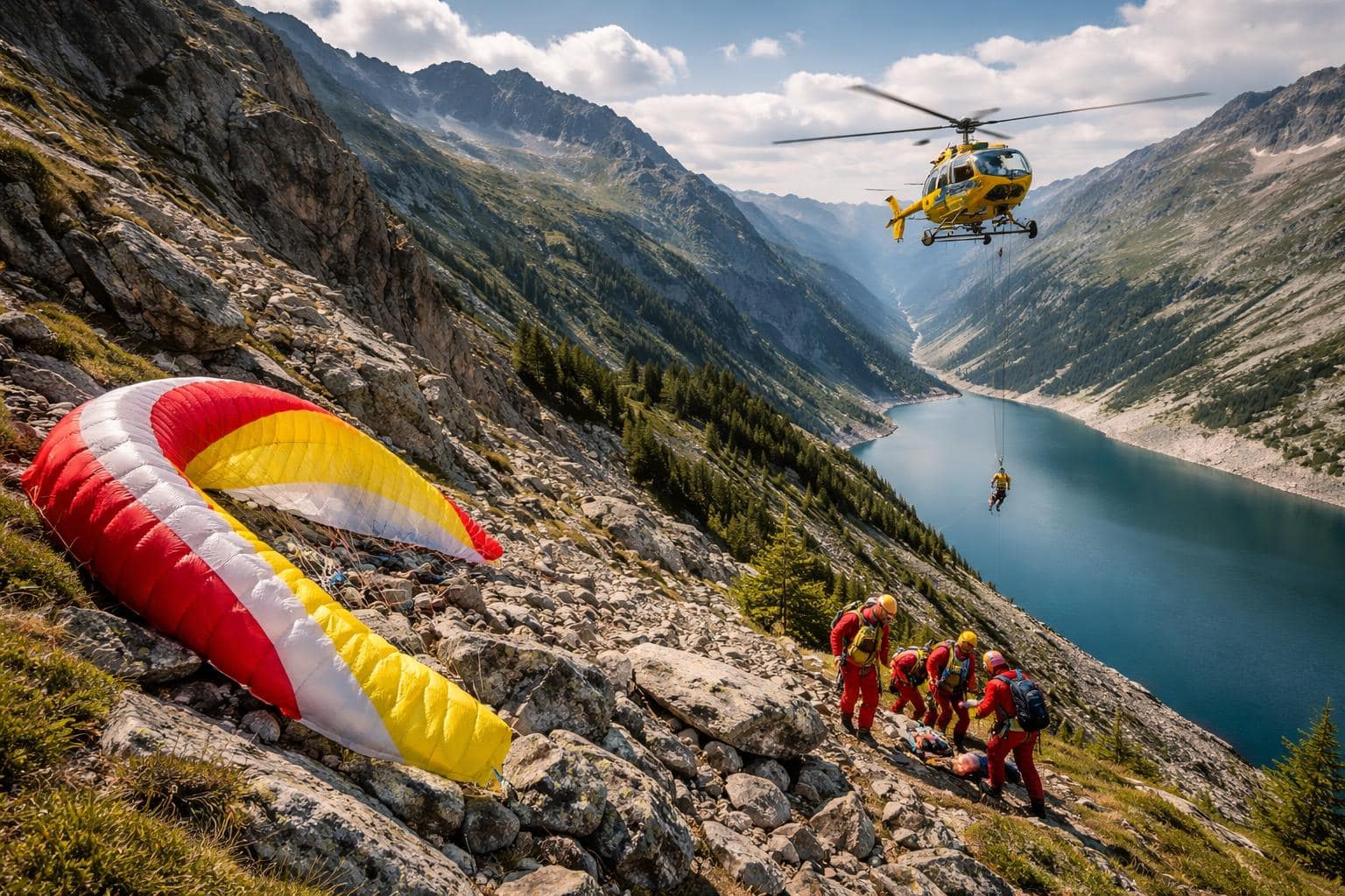 Paragleiter stürzt im Mölltal 200 Meter in die Tiefe