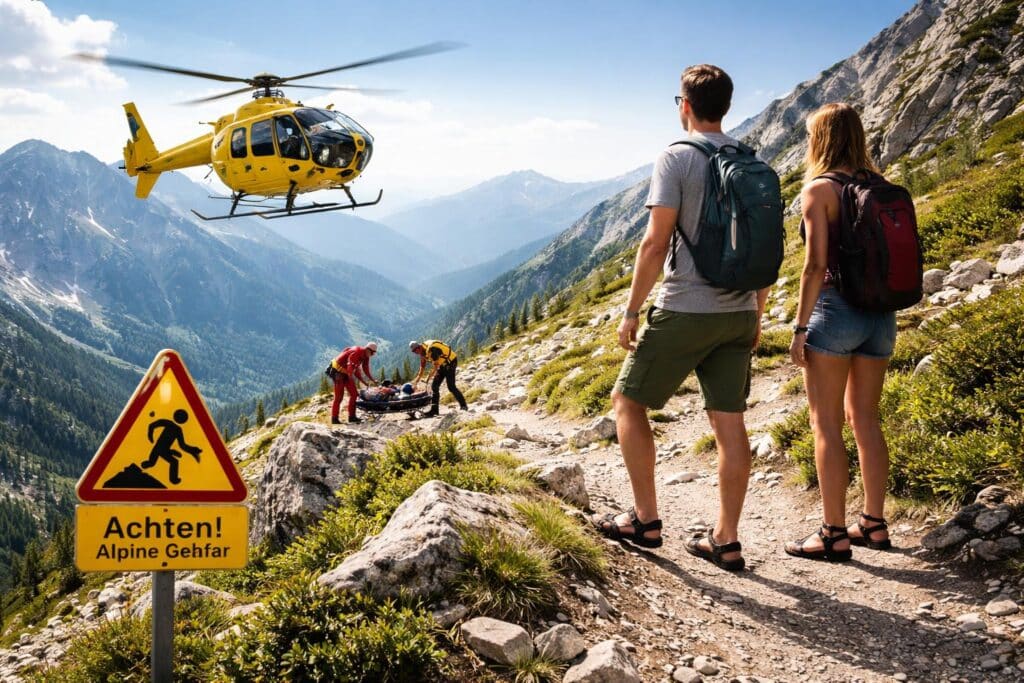 Sandalen-Touristen: Nicht nur fahrlässige Bergtouren kommen teuer