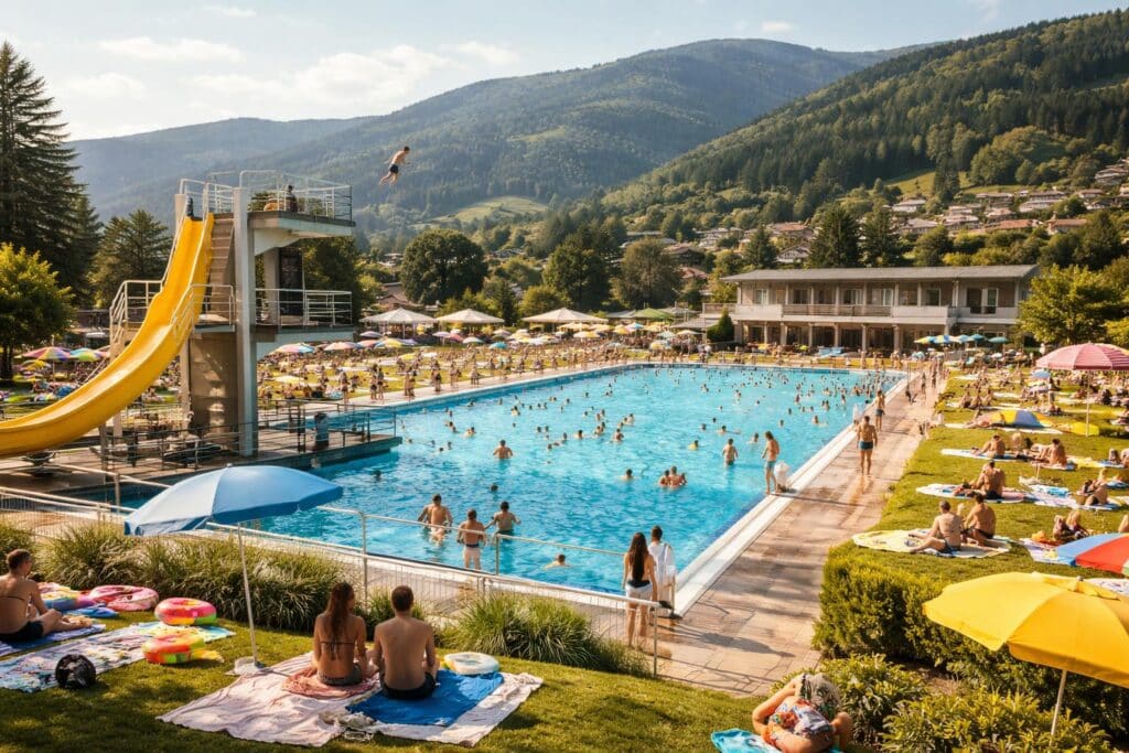 Dieses Lavanttaler Freibad eröffnete im Jahre 1966