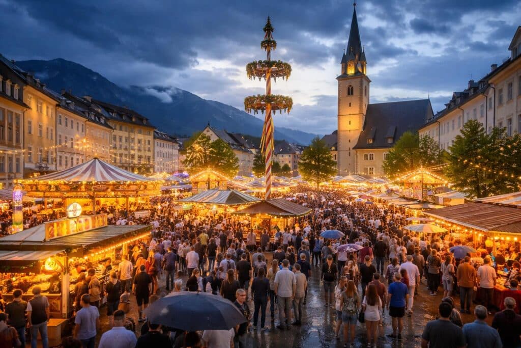 Kirchtag geht nach Räumung wieder weiter