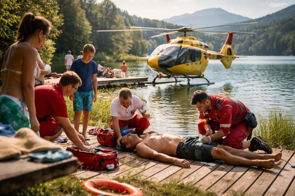 Badeunfall in Plaschischen