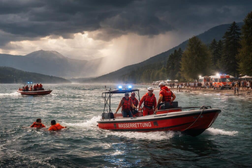 Badetag endete für manche in Seenot