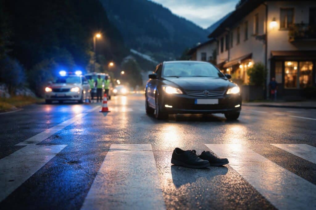Fußgänger beim Überqueren der Straße in Kärnten getötet