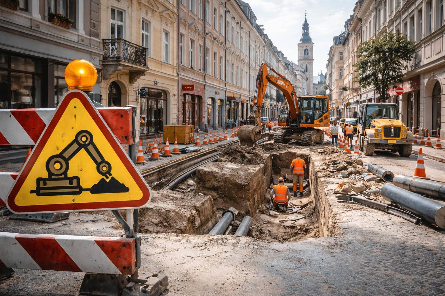Paradeisergasse bis Ende November gesperrt