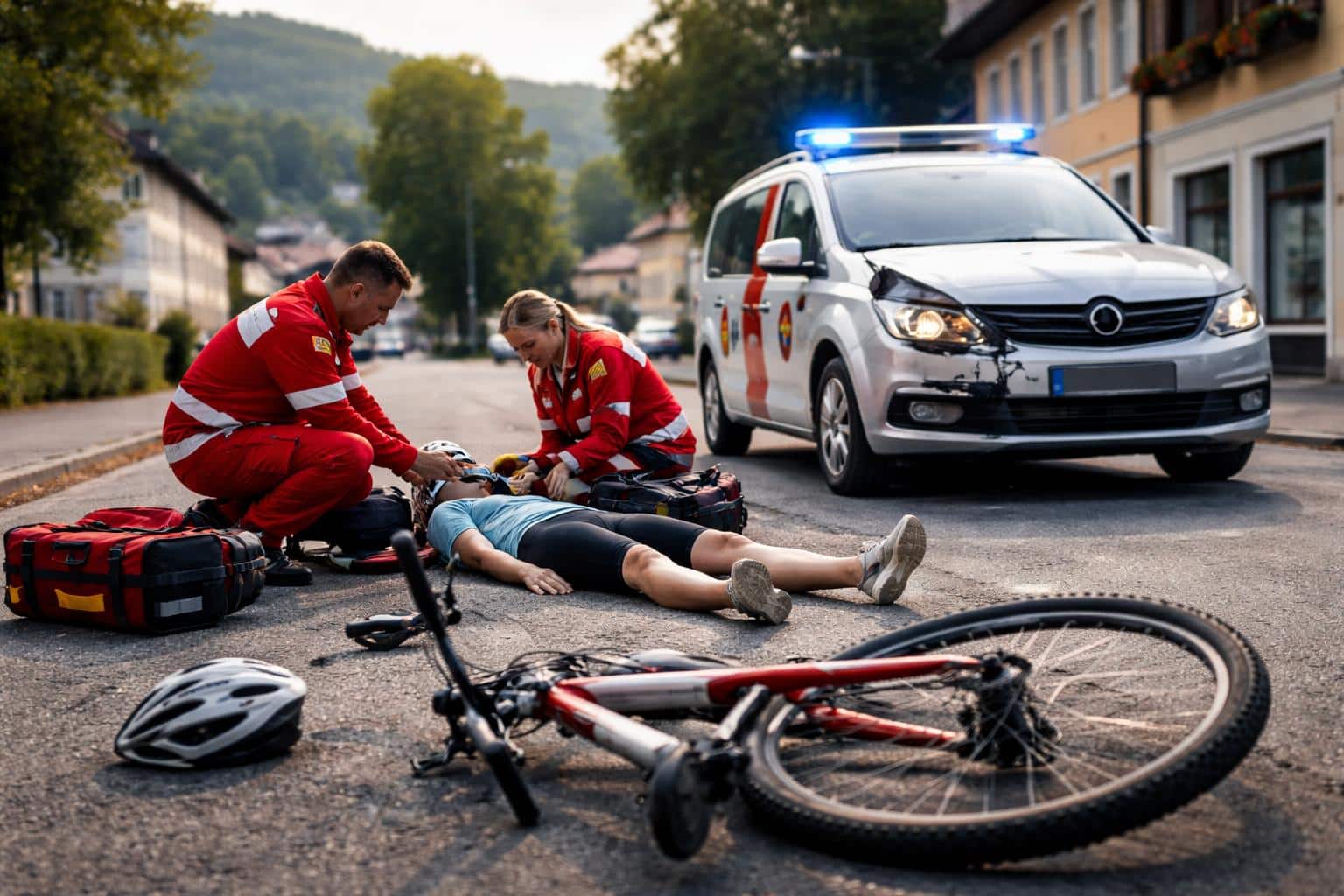 Radfahrerin bei Kollision mit Auto in Wolfsberg verletzt