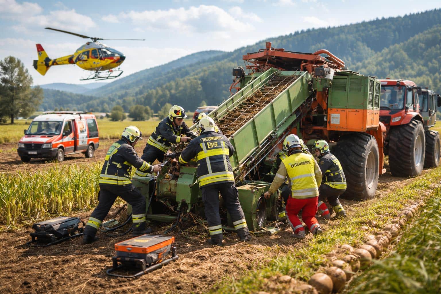 Arbeitsunfall im Bezirk Villach