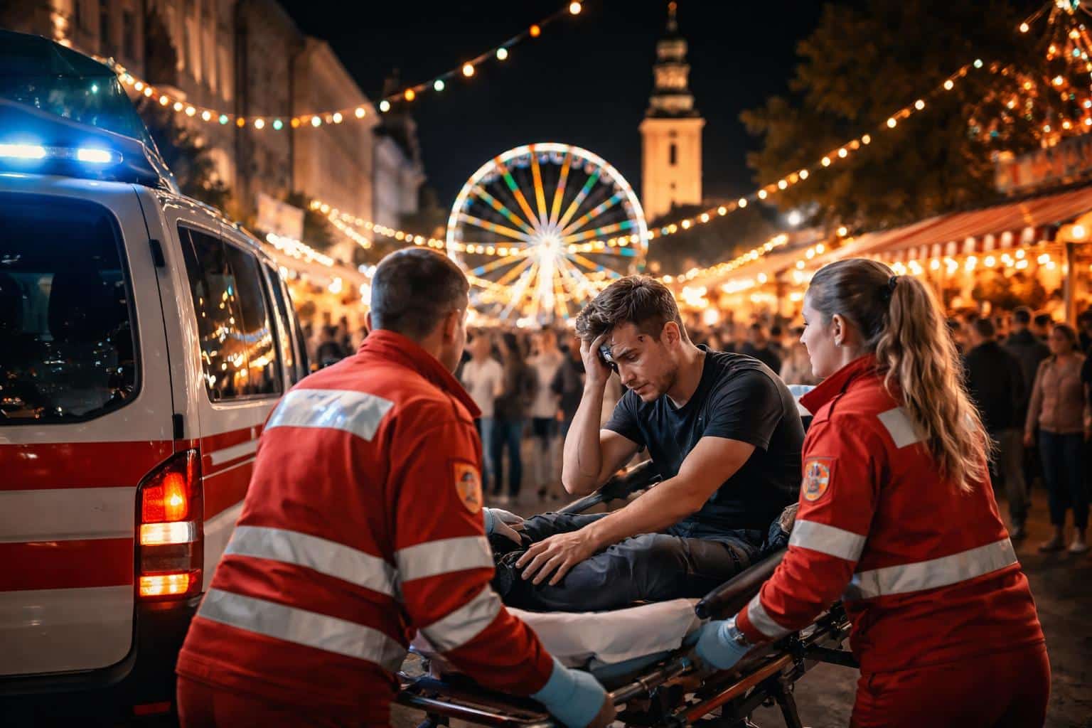 Rauferei am Villacher Kirchtag endete für Gast im Krankenhaus