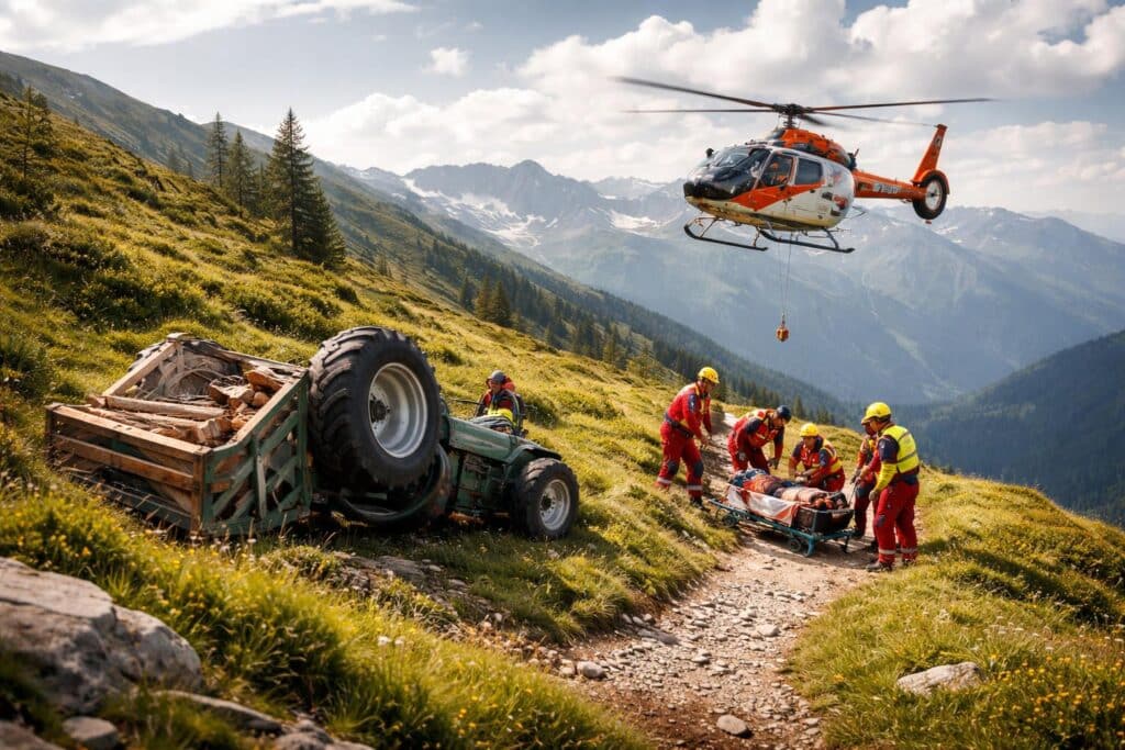 Unfall im Bezirk Spittal/Drau