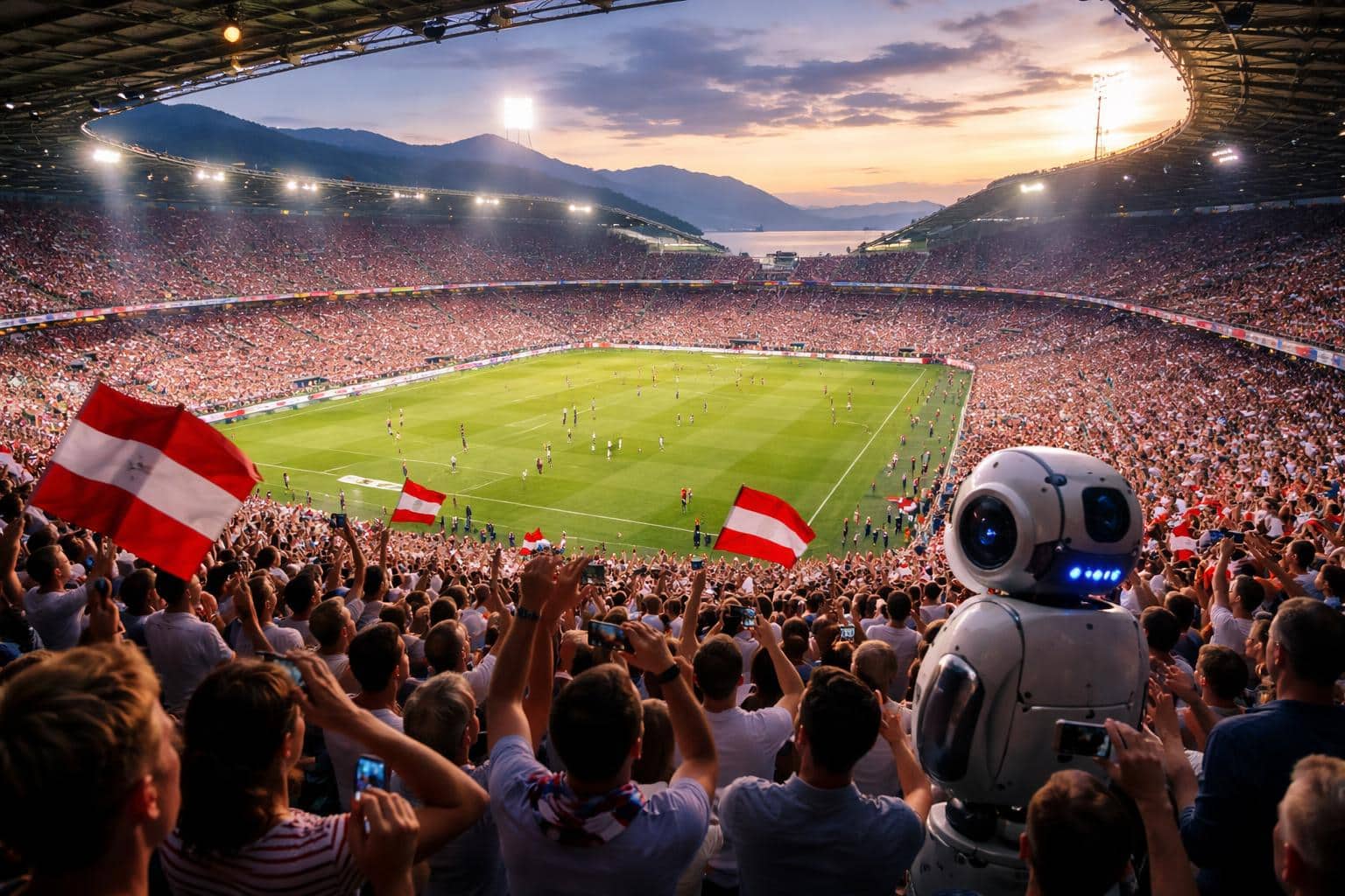 Stau und super Stimmung: Real Madrid begeisterte in Klagenfurt