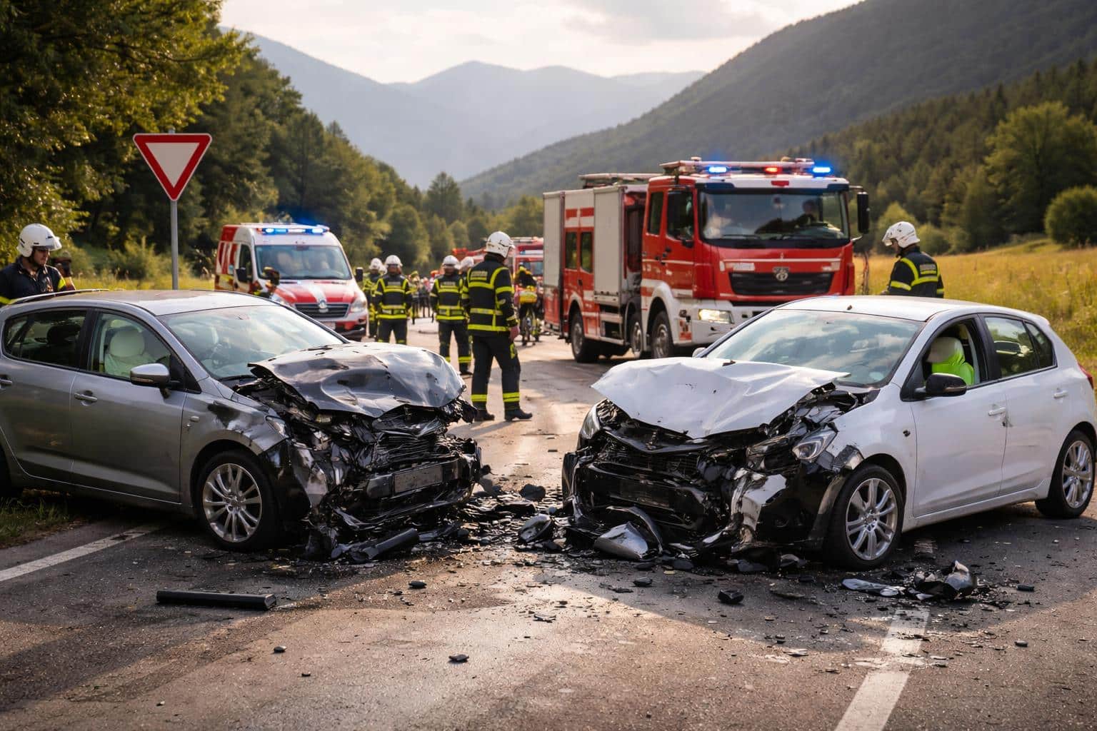 Verkehrsunfall im Bezirk Villach