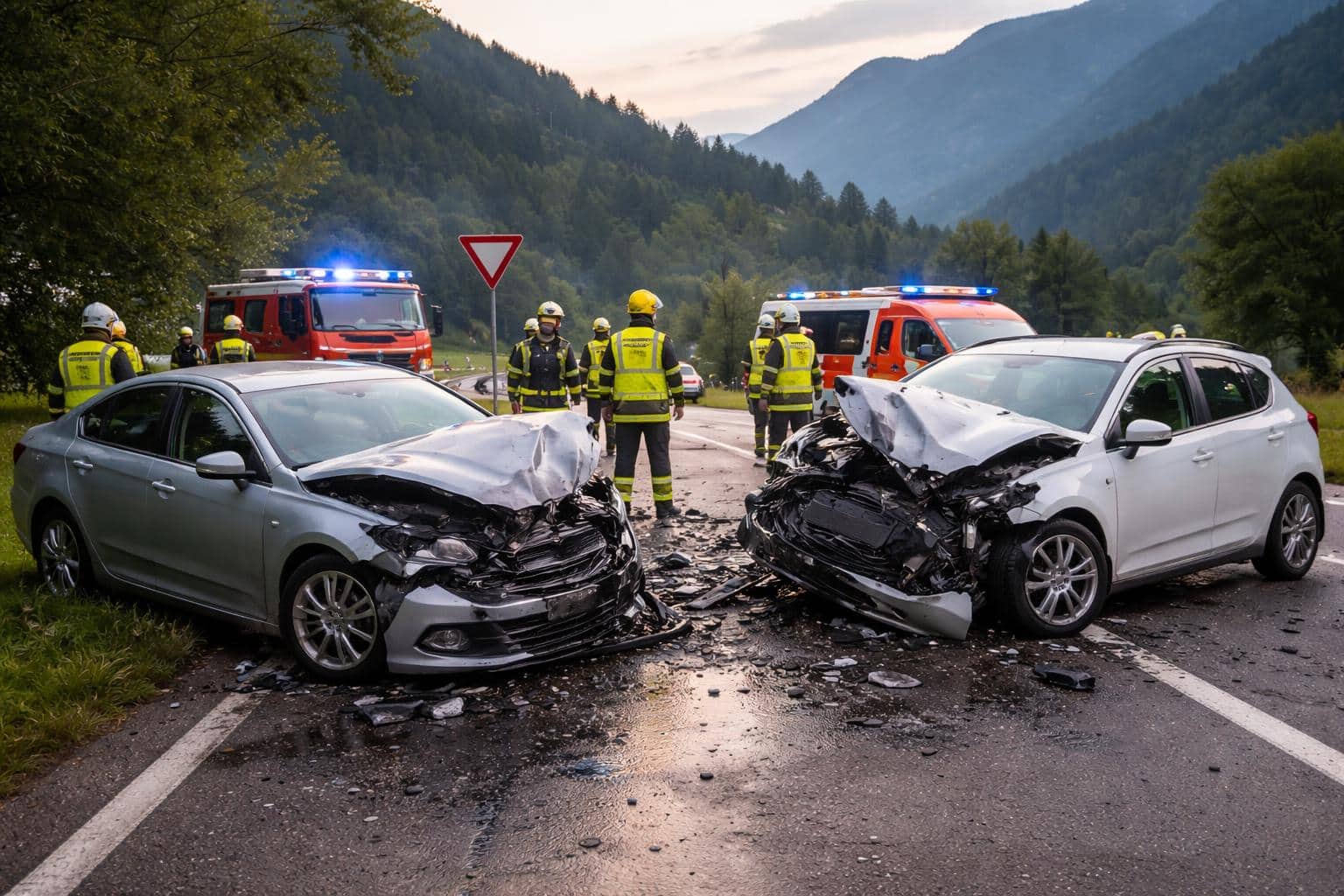 Verkehrsunfall im Bezirk Villach