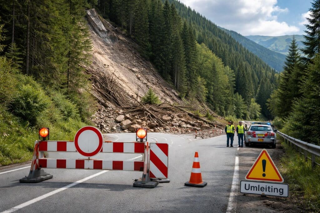 Straße nach Innerkrems gesperrt!