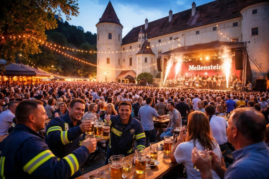 Sommerfest der Florianijünger: Schloss bebte bei „Meilenstein“