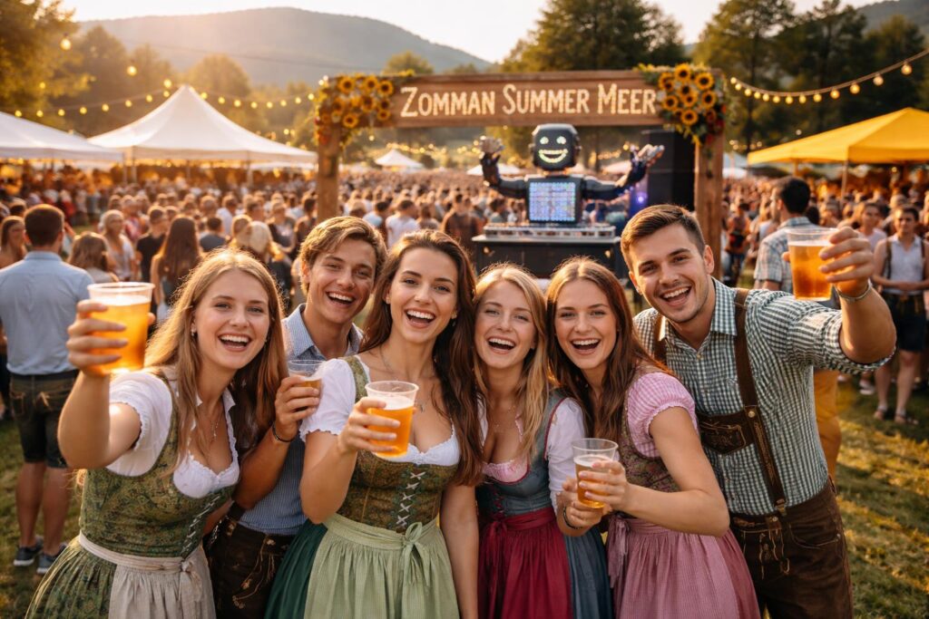 Viele strahlende Gesichter beim Sommerfest der Landjugend Magdalensberg