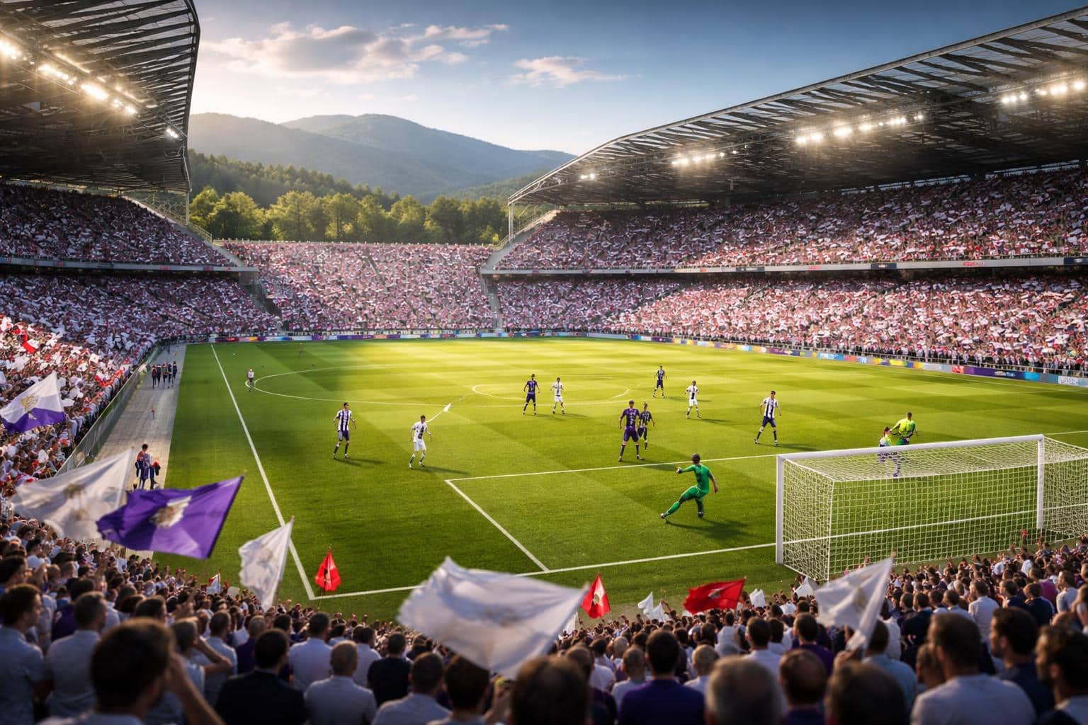 Real Madrid und AC Fiorentina im Wörtherseestadion