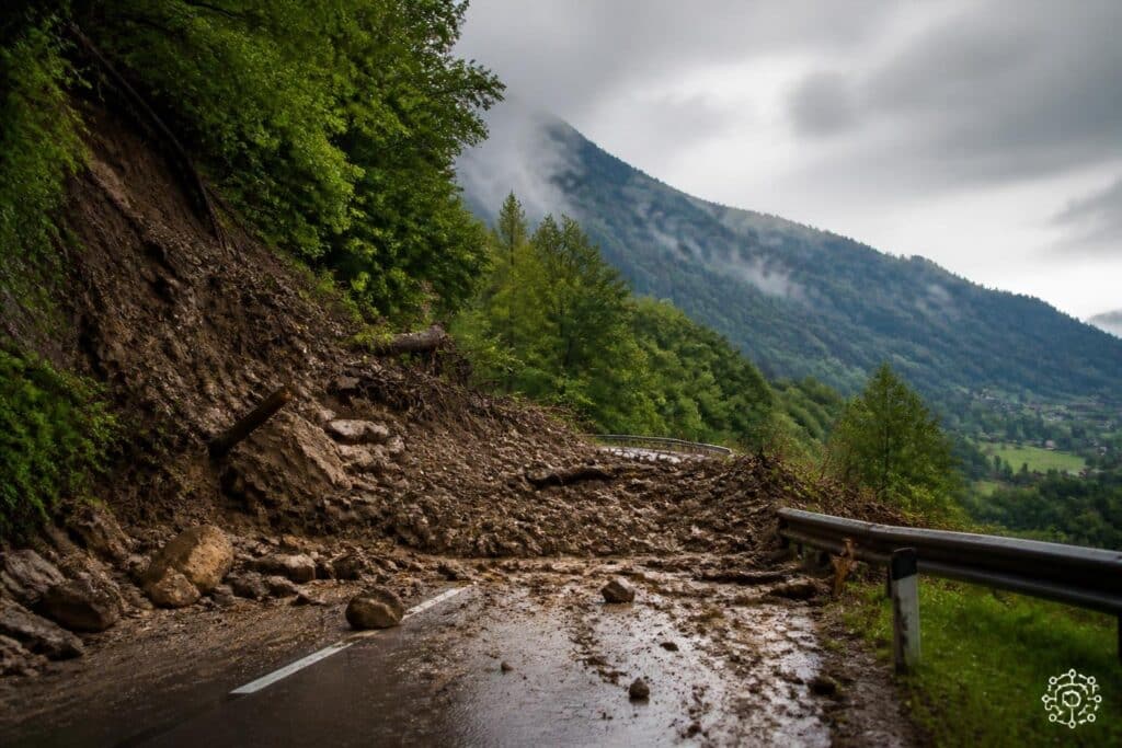 Landesstraße in Kärnten nach Murenabgängen gesperrt