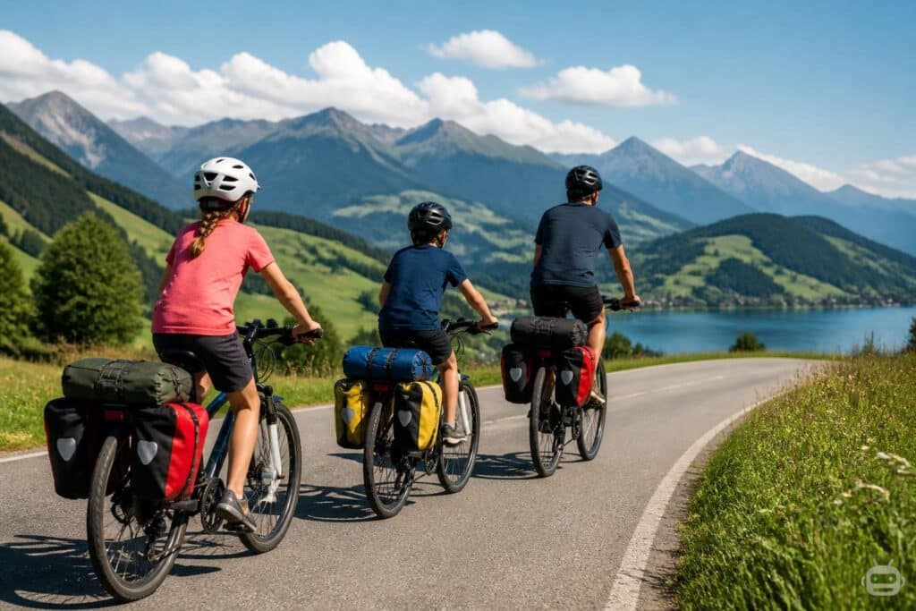 Kinder radelten 550 Kilometer zu ihrer Oma nach Kärnten