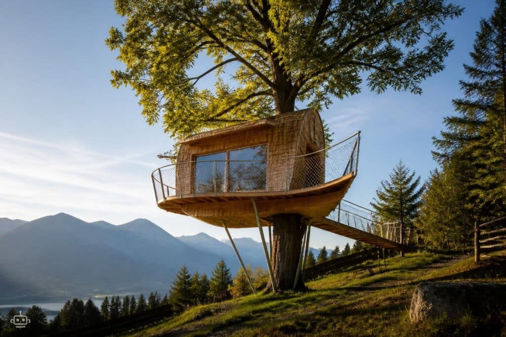 Kärntner Architekt schuf ein einzigartiges „Einbaumhaus“