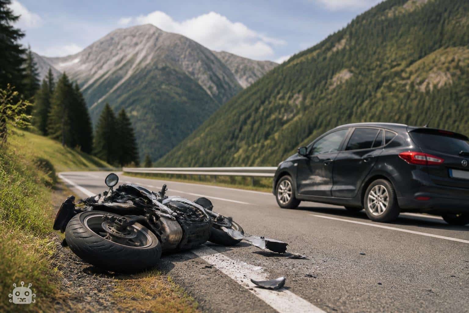 Verkehrsunfall mit Personenschaden im Bezirk Spittal an der Drau
