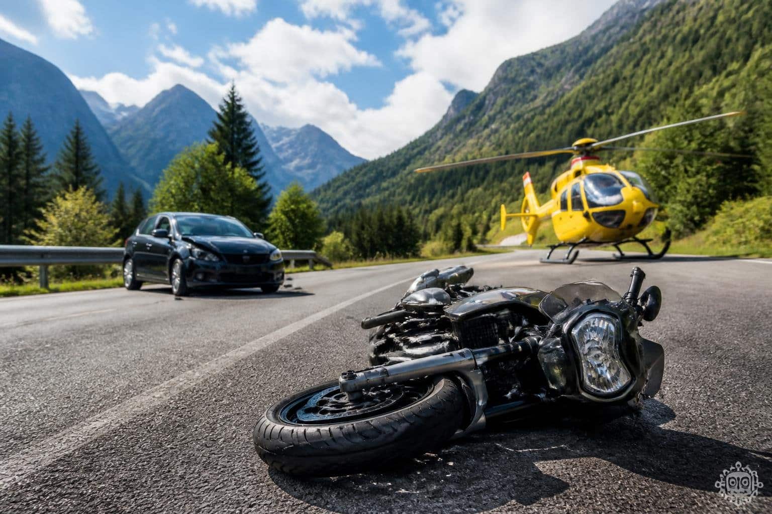 Motorradfahrer bei Kollision mit Pkw verletzt