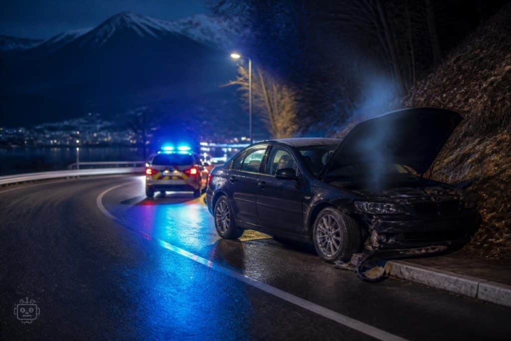 Verkehrsunfall mit Sachschaden - Führerscheinabnahme