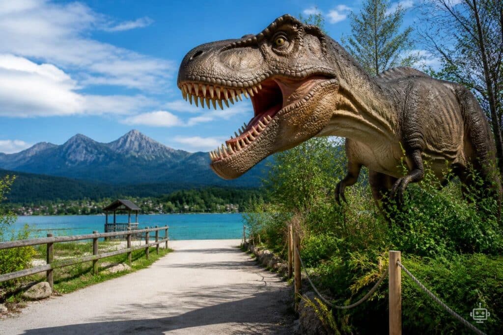„Abzocke“: Besucher kritisieren Dino-Ausstellung an Kärntner See