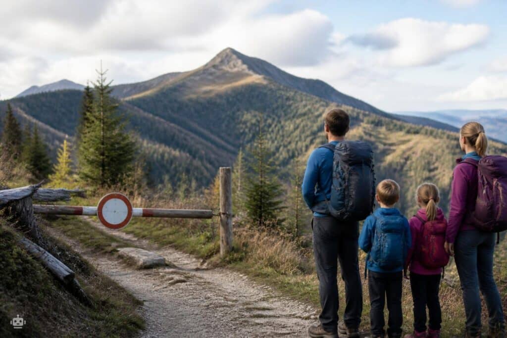 Familie war in Gefahr: Streit um Wanderwegsperre am Spitzeck