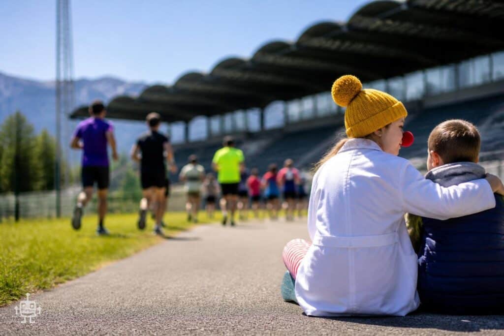„StadionCharityRun“: 3.125 Euro für ROTE NASEN in Kärnten