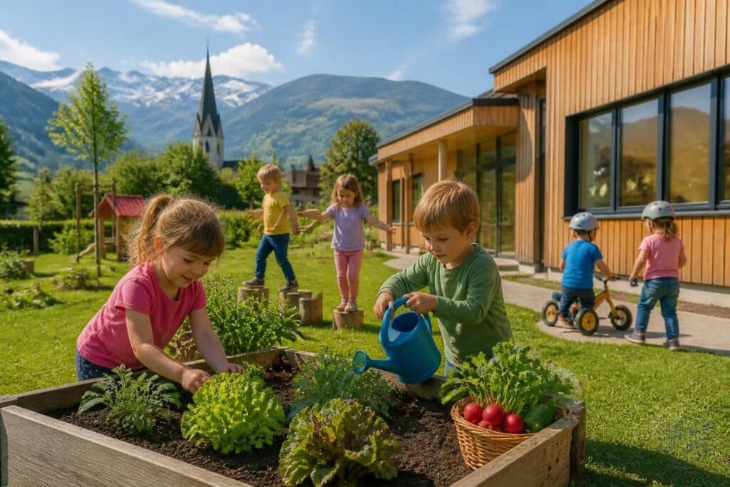 Kindergarten Feffernitz als „Gesunde Kinderbetreuung“ ausgezeichnet