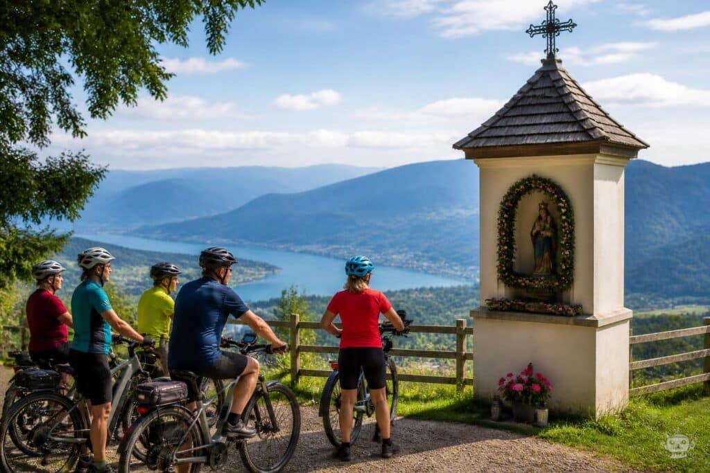 Amen und Prost: Villacher Radler auf besonderer Tour