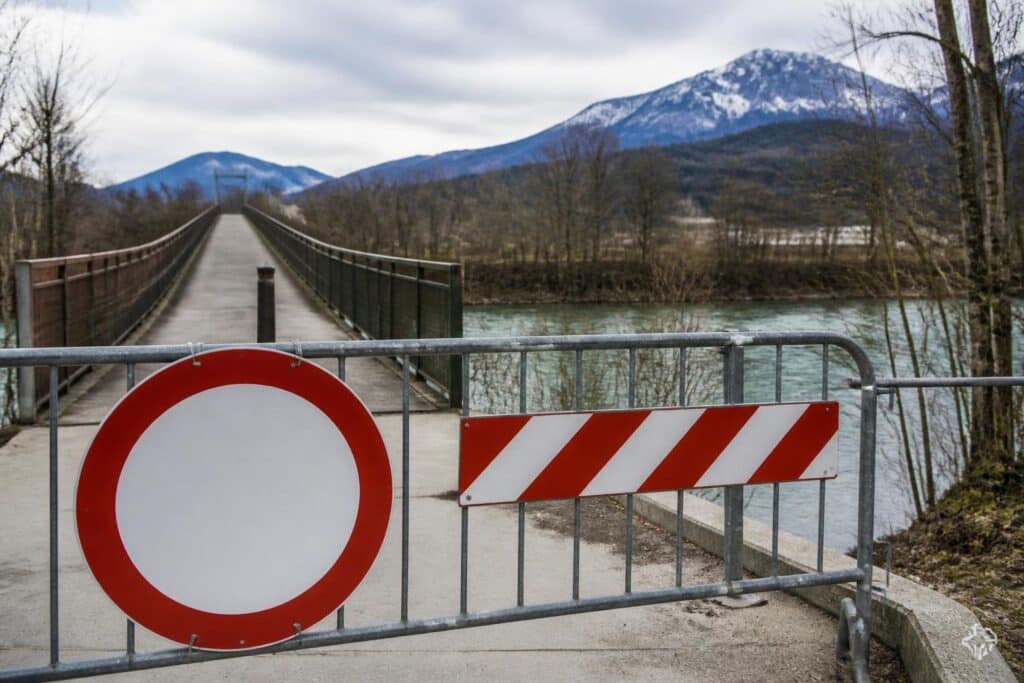 Brückensperre bei Villach sorgt weiter für Unmut