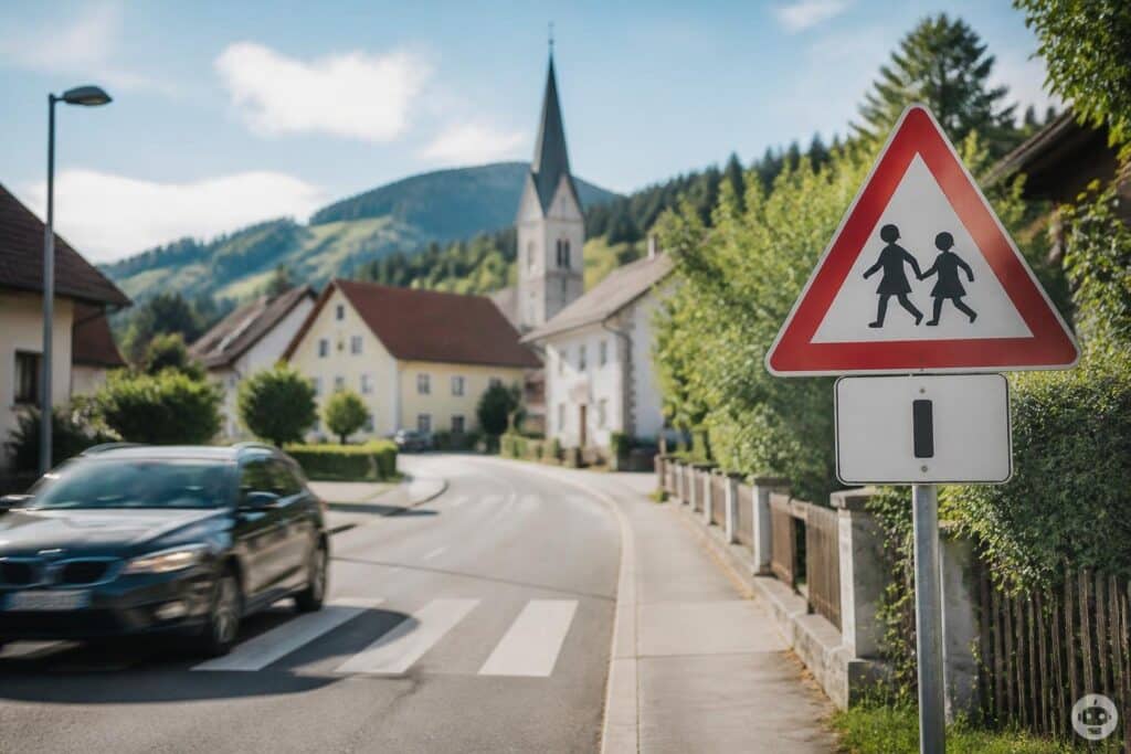 Kind lief in Lavamünd auf die Straße und wurde von Auto erfasst