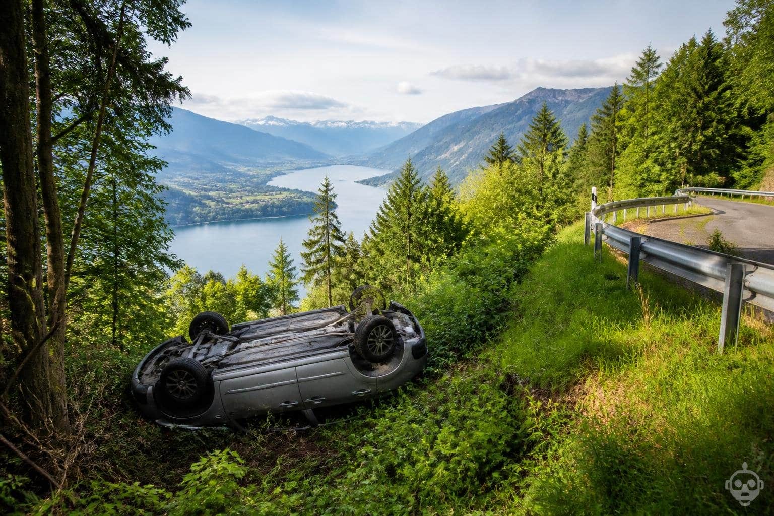 Verkehrsunfall mit Verletzung im Bezirk Spittal
