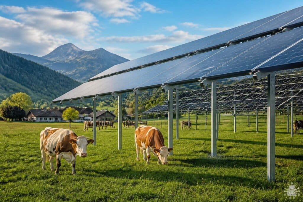 Dieser Bauernhof hat die erste Agri-PV-Anlage Kärntens aktiviert